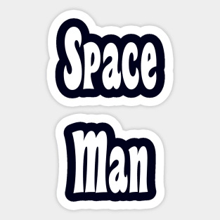 Space Man - Thank You Sticker